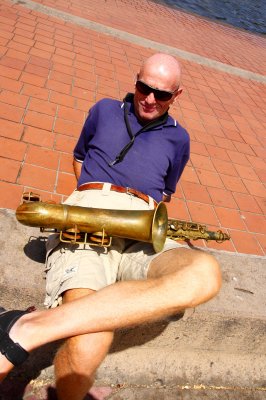 A MAN AND HIS HORN