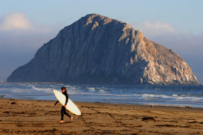 SURFER AND THE ROCK