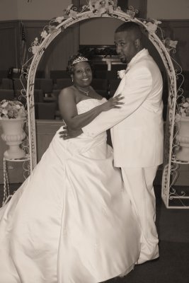 LATOYA AND CHRIS JUST MARRIED