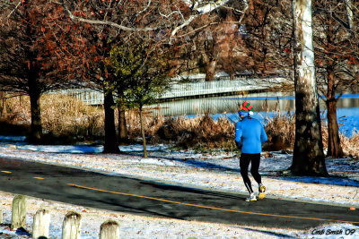 JOGGING ON CHRISTMAS DAY
