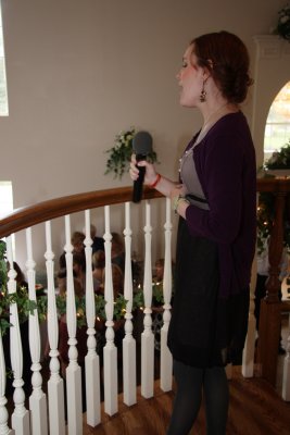 SINGING FROM THE BALCONY