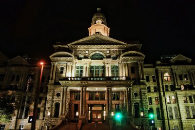 COURTHOUSE AT NIGHT