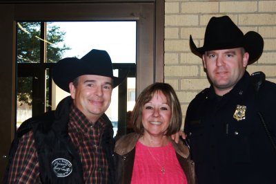 RODEO GUY, ME AND A COP