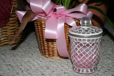 When you see pink, remember all the ladies that have fought breast cancer and keep them in your prayers.