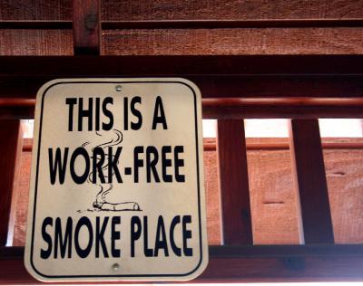 WORK FREE SMOKE PLACE