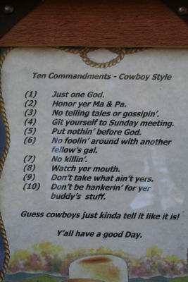 10 COMMANDMENTS