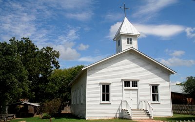 FIRST CHURCH BUILT IN EDGEWOOD, TEXAS