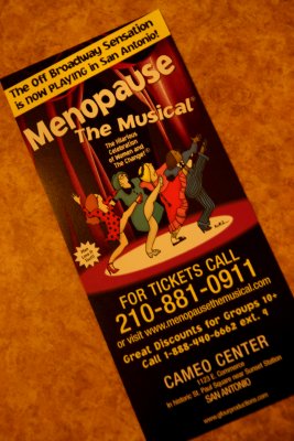 MENOPAUSE....THE MUSICAL