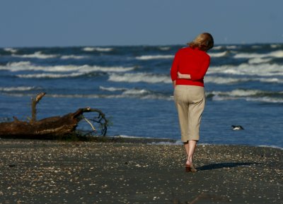 WALKING ON THE BEACH