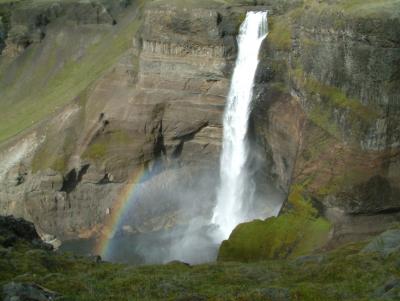 The waterfall Haifoss