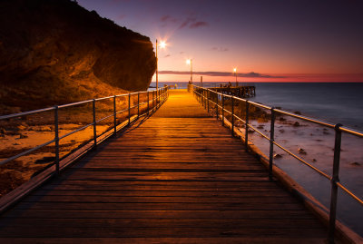 Twilight at Second  Valley Jetty