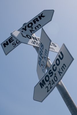 Indicateur à la pointe du Corsen, le point extrême de la côte bretonne