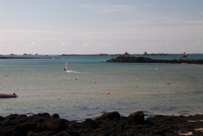 Ile Melon et phare du Four