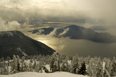 Views Of Howe Sound, views form Cypress mountain