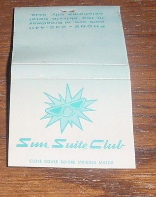 OK Oklahoma City Skirvin Hotel matchbook Sun Suite Club c.jpg