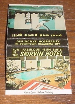 OK Oklahoma City Skirvin Hotel matchbook a.jpg