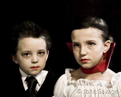 Annie and Max  my vampire grandchildren