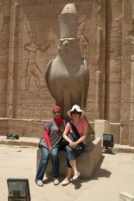 Temple of Horus (with our tour guide)