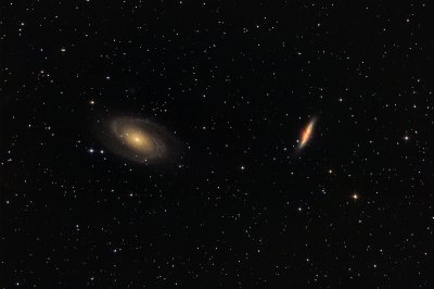 M81 (Bodes Galaxy) M82 1200 pixels