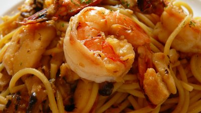 seafood spaghetti