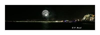 Fireworks on the Baie des Anges