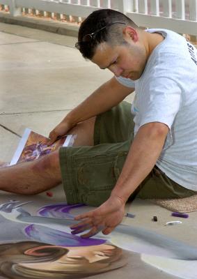 Sidewalk Chalk Artist