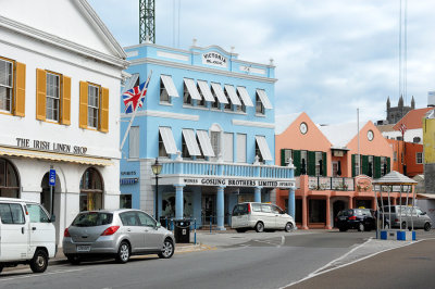 View of Downtown Hamilton, Bermuda