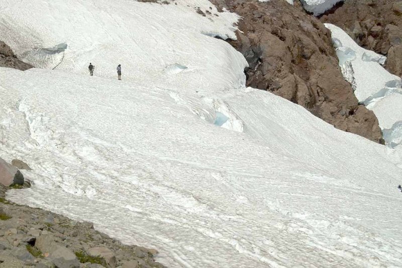 The snow that closed the lower trail.