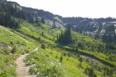 Headed down into the valley.