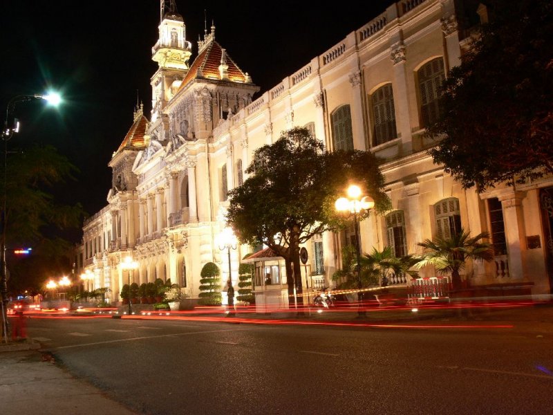 City Hall in Downtown Saigon