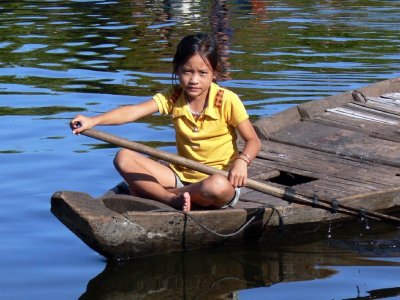 From One of the Floating Villages of Lake Tonle Sap in Cambodia