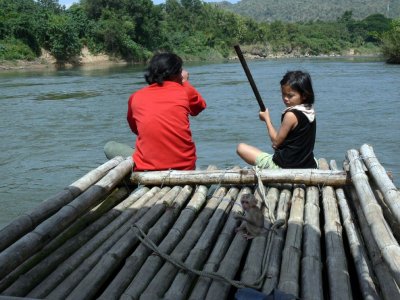 Rafting Down the River Kwai