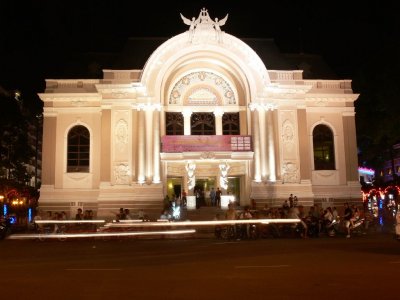  The Saigon Opera House at Night