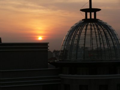  Sunset from the Saigon Saigon Bar at the Caravelle Hotel