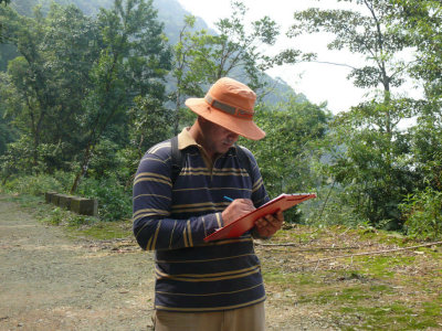 Shaherya Khurran on the transect.jpg