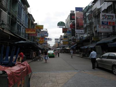 went to Khao San Road, looking for breakfast
