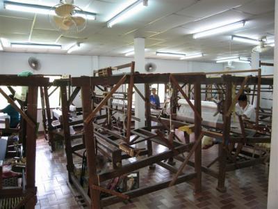 Thailand's longest-established factory for hand woven silk built upon a thousand year tradition of fine craftsmanship.
