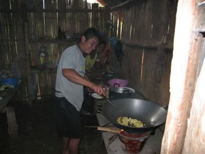 cooking our meal