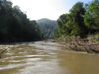 rafting down the Mae Taeng River