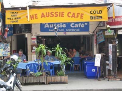 I had the Aussie Breakfast at the Aussie Cafe and it was delicious