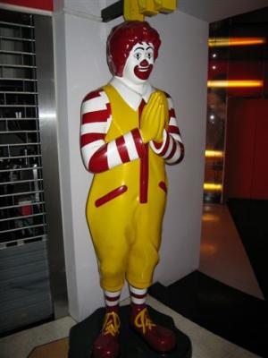 Ronald McDonald in Bangkok Thailand