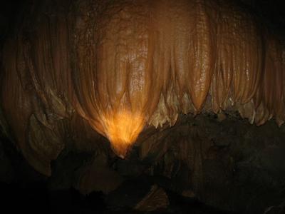 This cave, which houses numerous stalactite and stalagmite formations