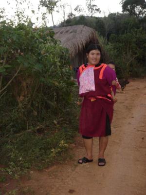 woman from the Lisu Village in the north of Thailand