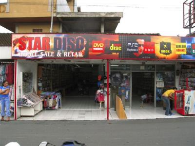 Star Disc on Garlic Lane where I bought my DVD's  (got a total of 69)