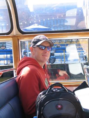 Kev on the Canal Boat