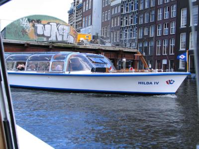 Passing Canal Boat