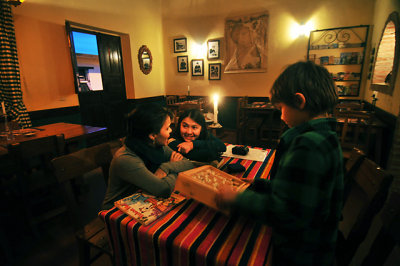 Games and Supper at La Oveja Negra