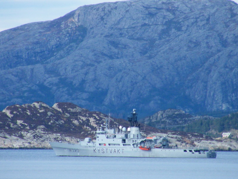 The Norwegian Coast Guard in Hjeltefjorden
