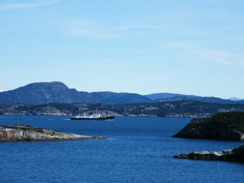 MS Nordstjernen in Hjeltefjorden - LATV-MMSI 257276000