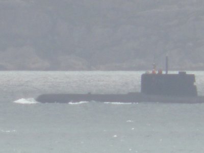 S305 KNM Uredd Norwegian Submarine - Hjeltefjorden